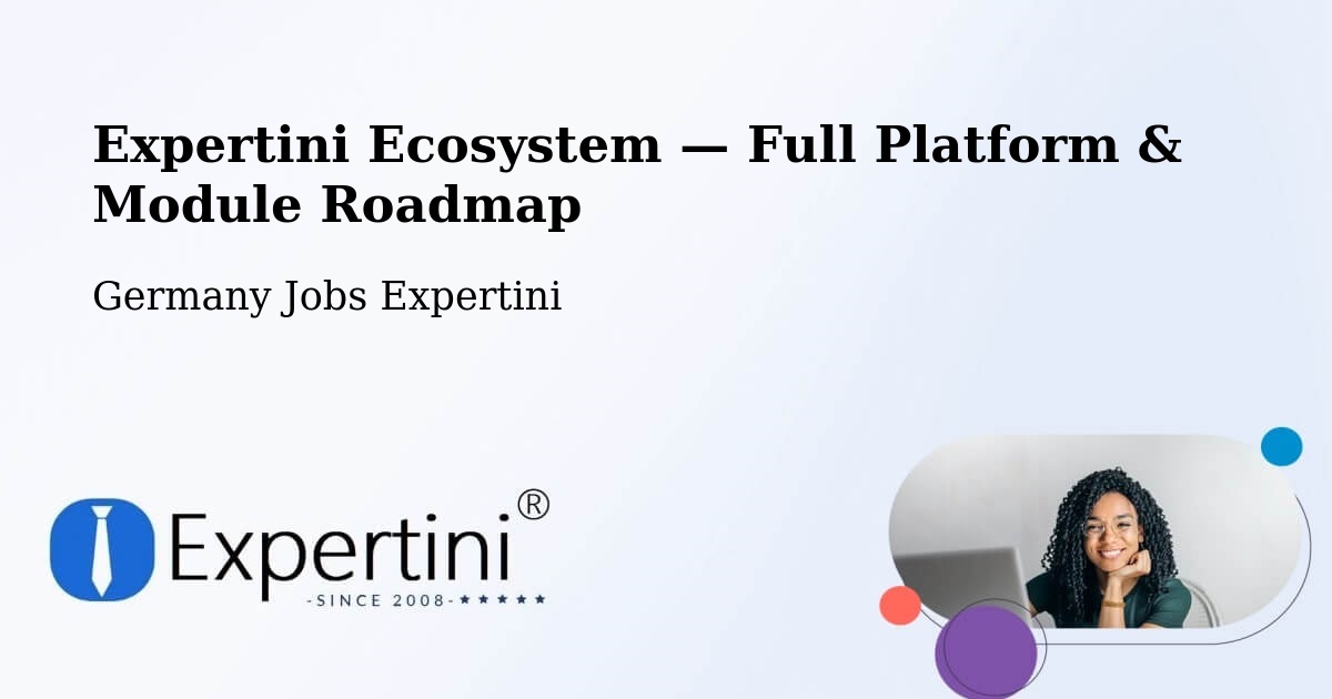 Expertini Ecosystem — Full Platform & Module Roadmap – Lamspringe